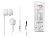   Thomson univerzális sztereó felvevős fülhallgató - 3,5 mm jack - Thomson        EAR3005W In-Ear Earphones - fehér