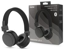   HAMA Wireless Bluetooth sztereó fejhallgató beépített mikrofonnal - HAMA FreedomLit II Wireless Headphones - fekete