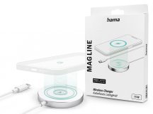   HAMA Qi MagSafe vezeték nélküli töltő állomás - 15W - HAMA Magline Wireless     Charger - fehér