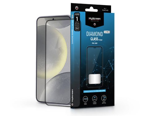Samsung SM-S921 Galaxy S24/S25 edzett üveg képernyővédő fólia - MyScreenProtector Diamond Glass Lite Edge2.5D Full Glue - fekete