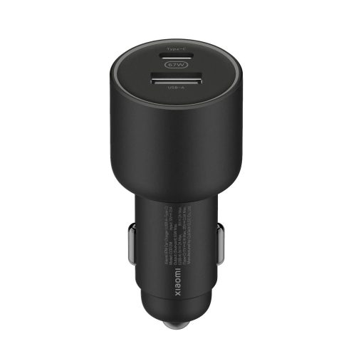 Xiaomi 67W Car Charger (USB-A + Type-C kimenet + Type-C - Type-C kábel ) autós töltő