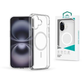   Devia Pure Clear Magnetic ütésálló tok - Apple iPhone 16 Plus - átlátszó