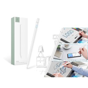   Tech-Protect Active Stylus Pen aktív toll rajzoláshoz,jegyzeteléshez, Android/iOS/Windows 10 - fehér
