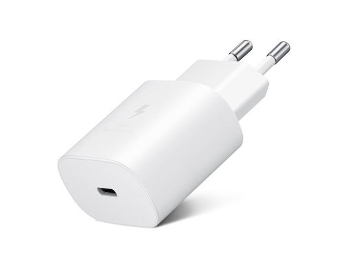Samsung EP-TA800EWE gyári USB hálózati gyorstöltő adapter 25W PD Type-C - fehér - ECO