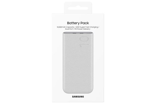 Samsung Battery Pack 10000mAh Capacity/25W Super Fast Charging/Dual Port/PD Power Delivery