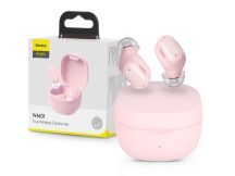   Baseus TWS Bluetooth sztereó headset v5.0 + töltőtok - Baseus WM01 True WirelessEarphones with Charging Case - pink