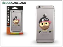   Apple iPhone 7 Plus/iPhone 8 Plus szilikon hátlap - BCN Caseland Skater Owl - transparent
