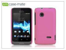 Sony Xperia Go (ST27i) hátlap - Case-Mate Smooth - pink