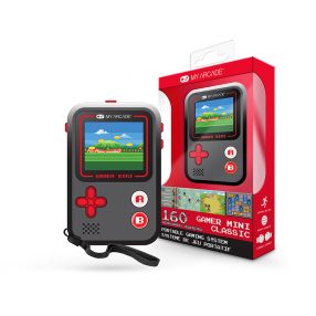   My Arcade DGUN-3925 Gamer Mini Classic 160in1 Fekete&Piros Hordozható Kézikonzol