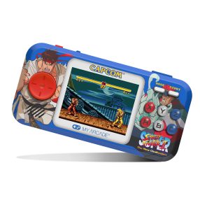   My Arcade DGUNL-4187 Super Street Fighter II Pocket Player Pro Hordozható Kézikonzol