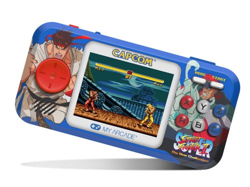 My Arcade DGUNL-4187 Super Street Fighter II Pocket Player Pro Hordozható Kézikonzol
