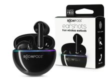   Boompods TWS Bluetooth sztereó headset v5.3 + töltőtok - Boompods EarShots TWS with Charging Case - fekete