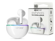   Boompods TWS Bluetooth sztereó headset v5.3 + töltőtok - Boompods EarShots TWS with Charging Case - fehér