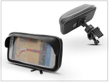  Univerzális kerékpárra/motorkerékpárra szerelhető, vízálló telefontartó napellenzővel - Extreme-155-Shield