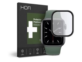 HOFI Hybrid Glass üveg képernyővédő fólia - Apple Watch Series 4/5/6/SE (44 mm) - fekete