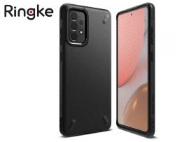 Samsung A725F Galaxy A72 4G/A726B Galaxy A72 5G ütésálló hátlap - Ringke Onyx - black