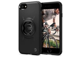 Apple iPhone 7/iPhone 8/SE 2020 ütésálló hátlap Gearlock MF100/MS100 kerékpárra szerelhető telefontartó / rögzítő rendszerhez -  Spigen Gearlock GCF121 - black