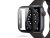 Haffner Defense 360 védőtok beépített edzett üveggel - Apple Watch 4/5/6/SE (44mm) - fekete - ECO