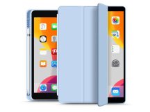  Apple iPad 10.2 (2019/2020/2021) tablet tok (Smart Case) on/off funkcióval, Apple Pencil tartóval -Tech-Protect - kék (ECO csomagolás)