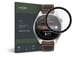 HOFI Hybrid Glass üveg képernyővédő fólia - Huawei Watch 3 Pro (48 mm) - black