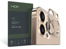 HOFI Metal Camera Sytling hátsó kameravédő borító - Apple iPhone 13 Pro/13 Pro Max - gold