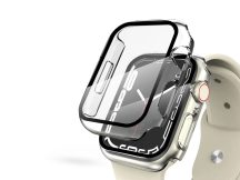   Apple Watch 7/Series 8 (41 mm) védőtok beépített edzett üveggel - DEFENSE 360 - clear (ECO csomagolás)