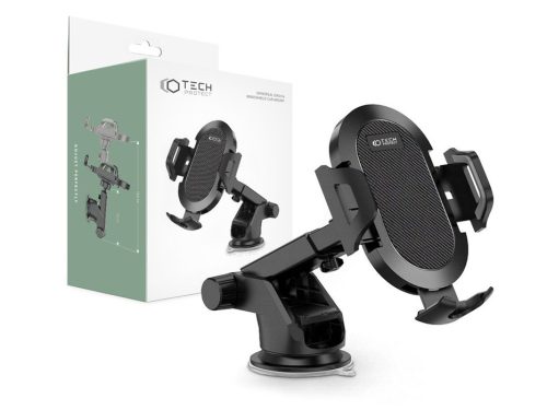 Tech-Protect autós tartó műszerfalra/szélvédőre - fekete