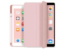   Apple iPad Air 4 (2020)/iPad Air 5 (2022) 10.9 tablet tok (Smart Case) on/off   funkcióval, Apple Pencil tartóval - pink (ECO csomagolás)