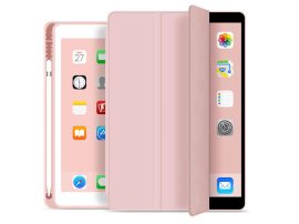 Apple iPad Air 4 (2020)/iPad Air 5 (2022) 10.9 tablet tok (Smart Case) on/off   funkcióval, Apple Pencil tartóval - Tech-Protect - rózsaszín (ECO csomagolás)