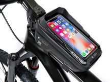   Univerzális kerékpárra szerelhető, por- és cseppálló telefontartó táska -       Tech-Protect XT2 Bike Mount - fekete