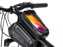   Univerzális kerékpárra szerelhető, por- és cseppálló telefontartó táska -       Tech-Protect XT6 Bike Mount - fekete
