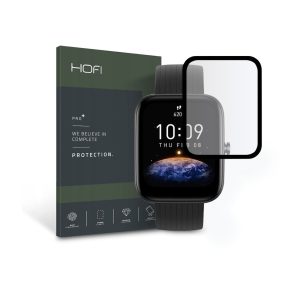   HOFI Hybrid Pro+ Glass üvegfólia - Amazfit Bip 3/Bip 3 Pro - fekete