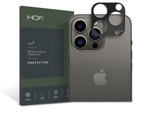 HOFI Metal Camera Sytling hátsó kameravédő borító - Apple iPhone 14 Pro/14 Pro Max - fekete