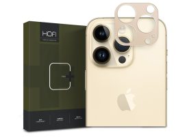 HOFI Metal Camera Sytling hátsó kameravédő borító - Apple iPhone 14 Pro/14 Pro  Max - gold