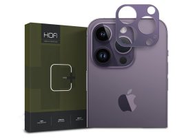 HOFI Metal Camera Sytling hátsó kameravédő borító - Apple iPhone 14 Pro/14 Pro  Max - lila