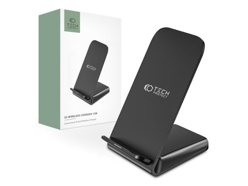 Tech-Protect S1 15W Qi vezeték nélküli töltő - fekete