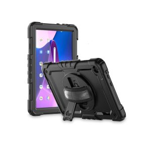   Tech-Protect Solid ütésálló tok - Lenovo TB-328 Tab M10 10.1 (3 Gen) kijelzővédővel - fekete - ECO