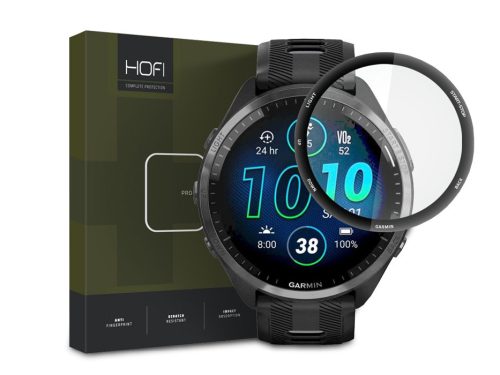 HOFI Hybrid Pro+ Glass üvegfólia - Garmin Forerunner 965 - fekete