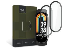 HOFI Hybrid Pro+ Glass üveg képernyővédő fólia - Xiaomi Mi Smart Band 8/8 NFC - 2 db/csomag - black