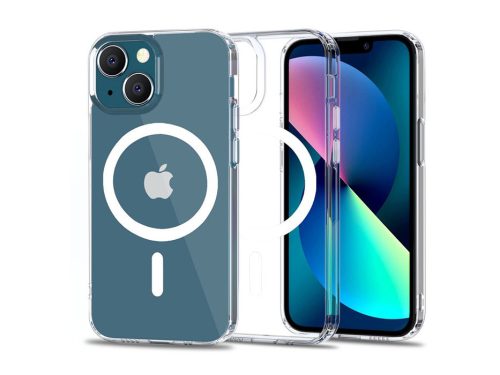 Tech-Protect Magmat Magsafe szilikon tok - Apple iPhone 13 Mini - átlátszó
