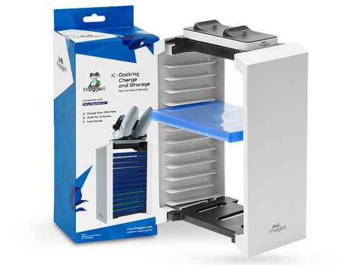Froggiex FX-P5-C2-W PS5 Charge and Store állvány