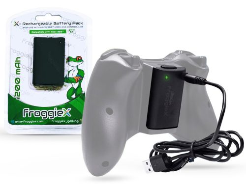 Froggiex FX-X360-B1-B Xbox 360 akkumulátor csomag