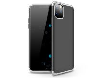   Apple iPhone 11 Pro hátlap - GKK 360 Full Protection 3in1 - fekete/ezüst
