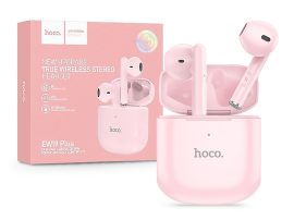 HOCO TWS Bluetooth sztereó headset v5.3 + töltőtok - HOCO EW19 Plus True        Wireless Earphones with Charging Case - rózsaszín