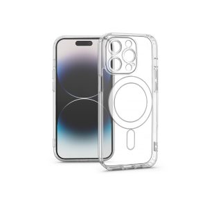   Haffner Clear Mag Cover kameravédős szilikon tok - Apple iPhone 14 Pro - átlátszó