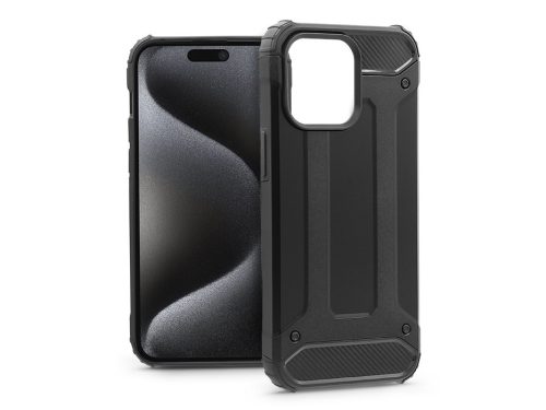 Haffner Armor ütésálló tok - Apple iPhone 15 Pro Max - fekete