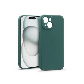 Haffner Matt szilikon tok - Apple iPhone 15 - zöld