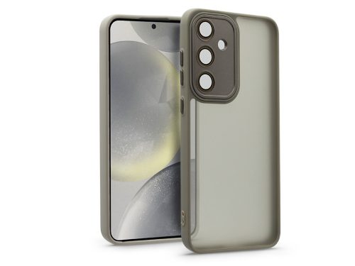 Haffner Variete tok kameravédő lencsevédő üveggel - Samsung SM-S926 Galaxy S24+ - szürke