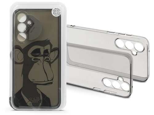 Haffner Gray Monkey szilikon tok - Samsung SM-S711 Galaxy S23 FE - átlátszó