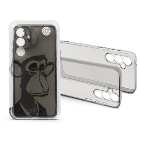   Haffner Gray Monkey szilikon tok - Samsung SM-S926 Galaxy S24+ - átlátszó